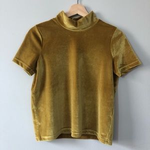 Madewell Velvet Mockneck